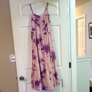 Cat & Jack Lavender and Gold Dress